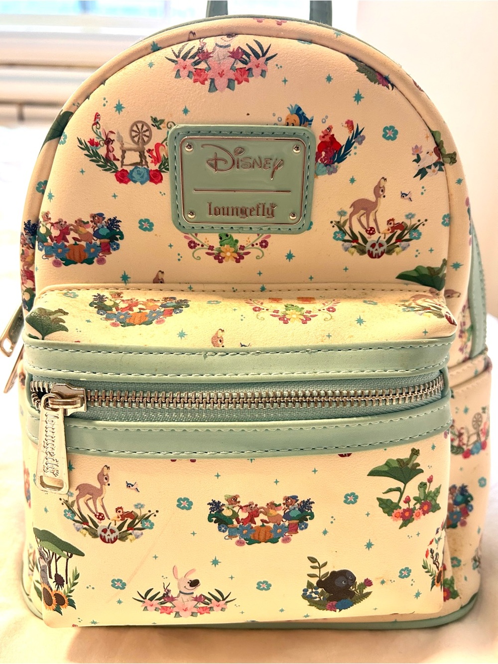 Loungefly  Backpack - Pastel Sidekicks Floral Print